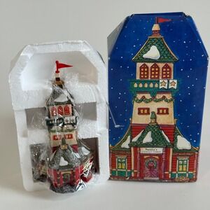 Department 56 Santa's Lookout Tower Ornament North Pole Series 98742 in Box
